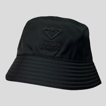 Prada Milano 2020 Re-Nylon Double Logo Bucket Hat - S/M | O/S, Red