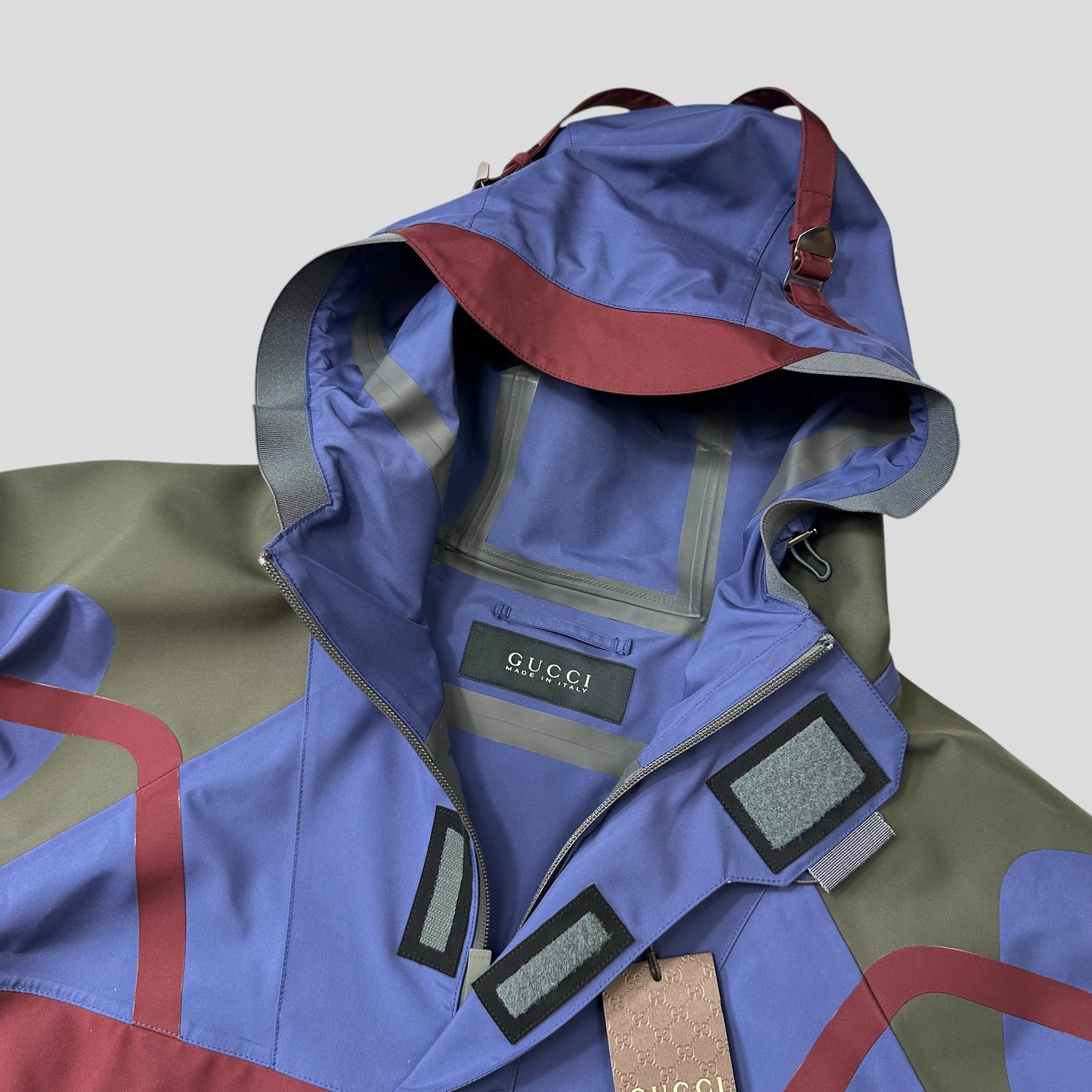 Gucci 2014 Runway Ultra Technical Taped Seam Pullover Jacket - L/XL | Default Title, Red