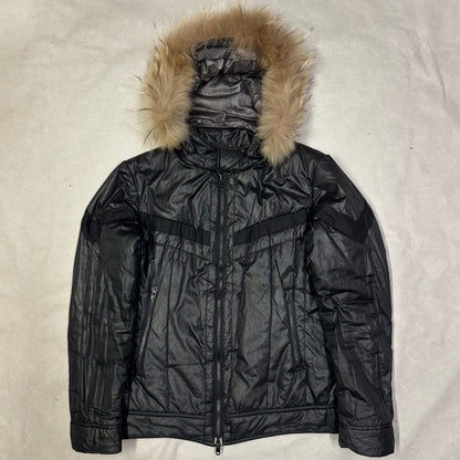 Takeo Kikuchi Reversible Puffer Jacket With Fur Hood ( L )