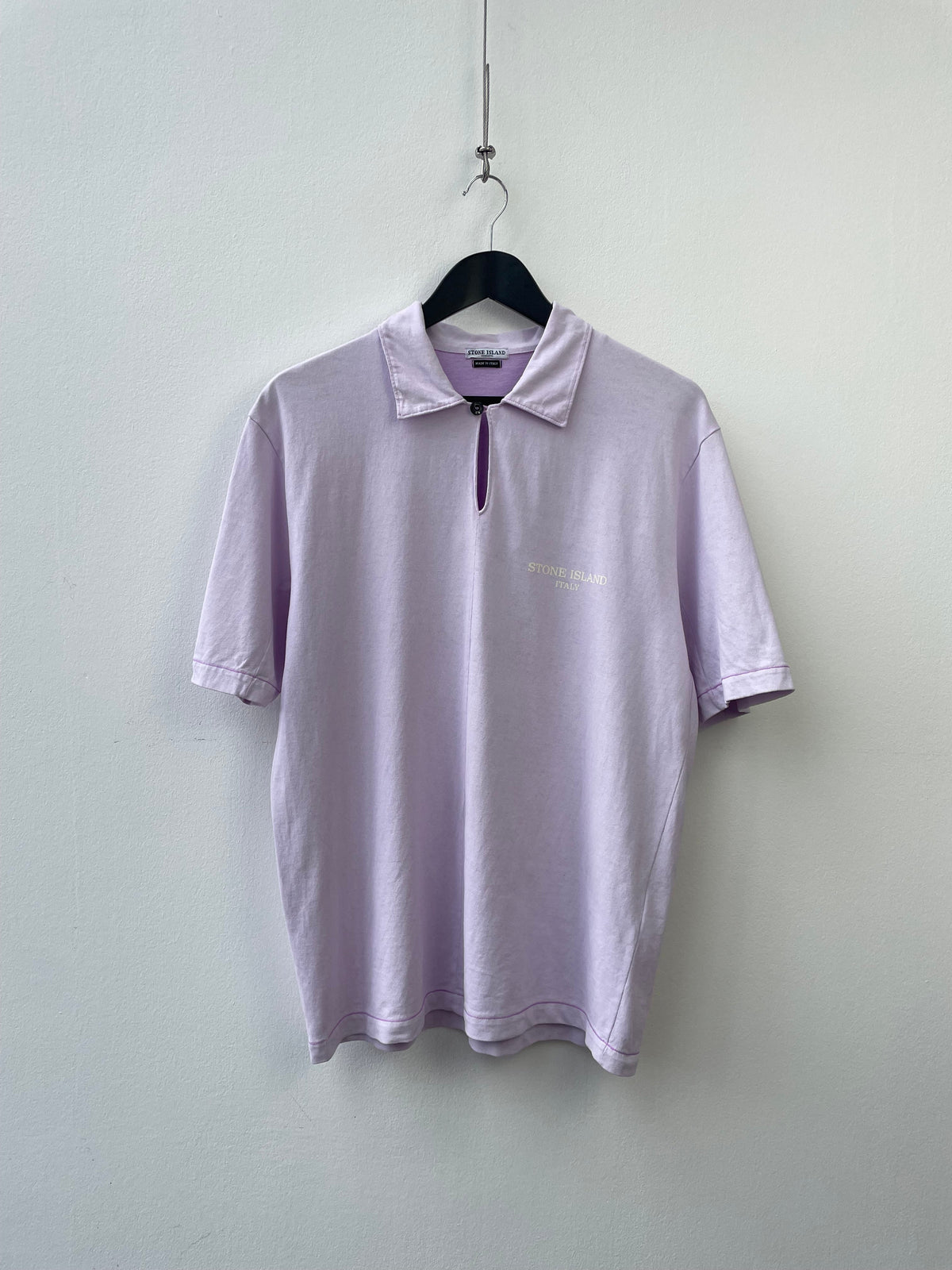Stone Island SS05 Polo Shirt | Large, Lavender