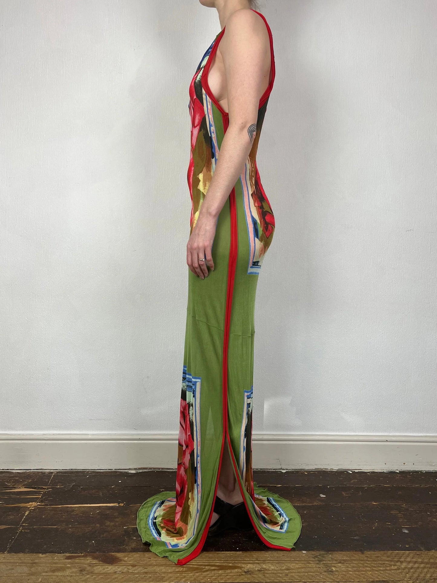 Jean Paul Gaultier 1990s rose dress