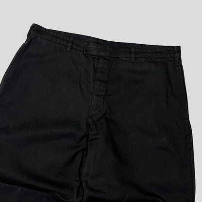 Prada Sport 1999 Baggy Carpenter Velcro Fly Trousers - IT52 | Default Title, Black