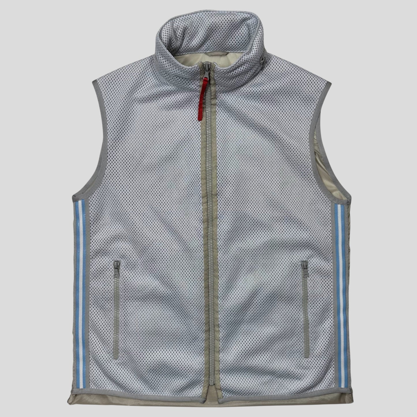 Prada Sport SS00 Gel Seam Convertible Mesh Gilet - IT48