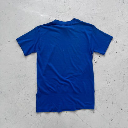1980s blue graphic tee | Blue, Blue