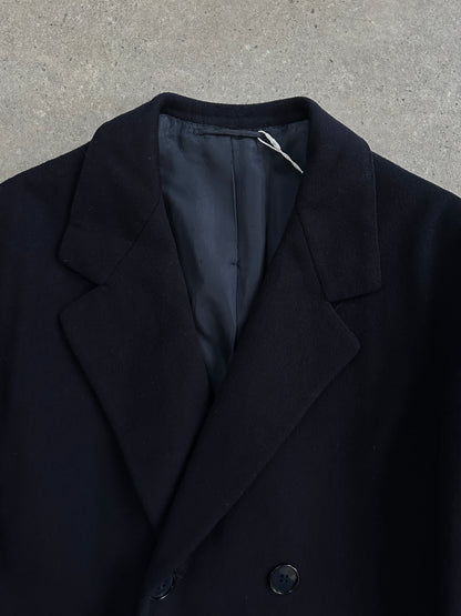 Vintage Wool Double Breasted Floor Length Coat - S/M