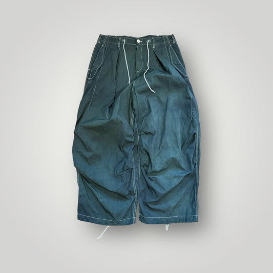 Beams Japan Nylon Contrast Stitch Balloon Pants M