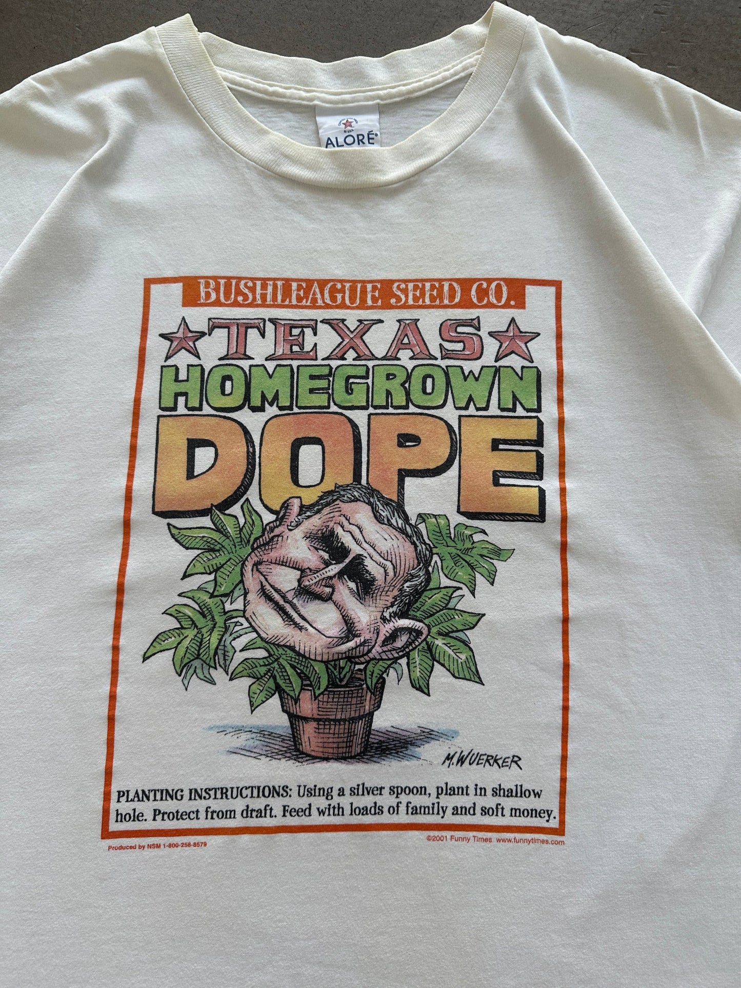 2001 Texas Homegrown Dope T-Shirt - L | Default Title, Red