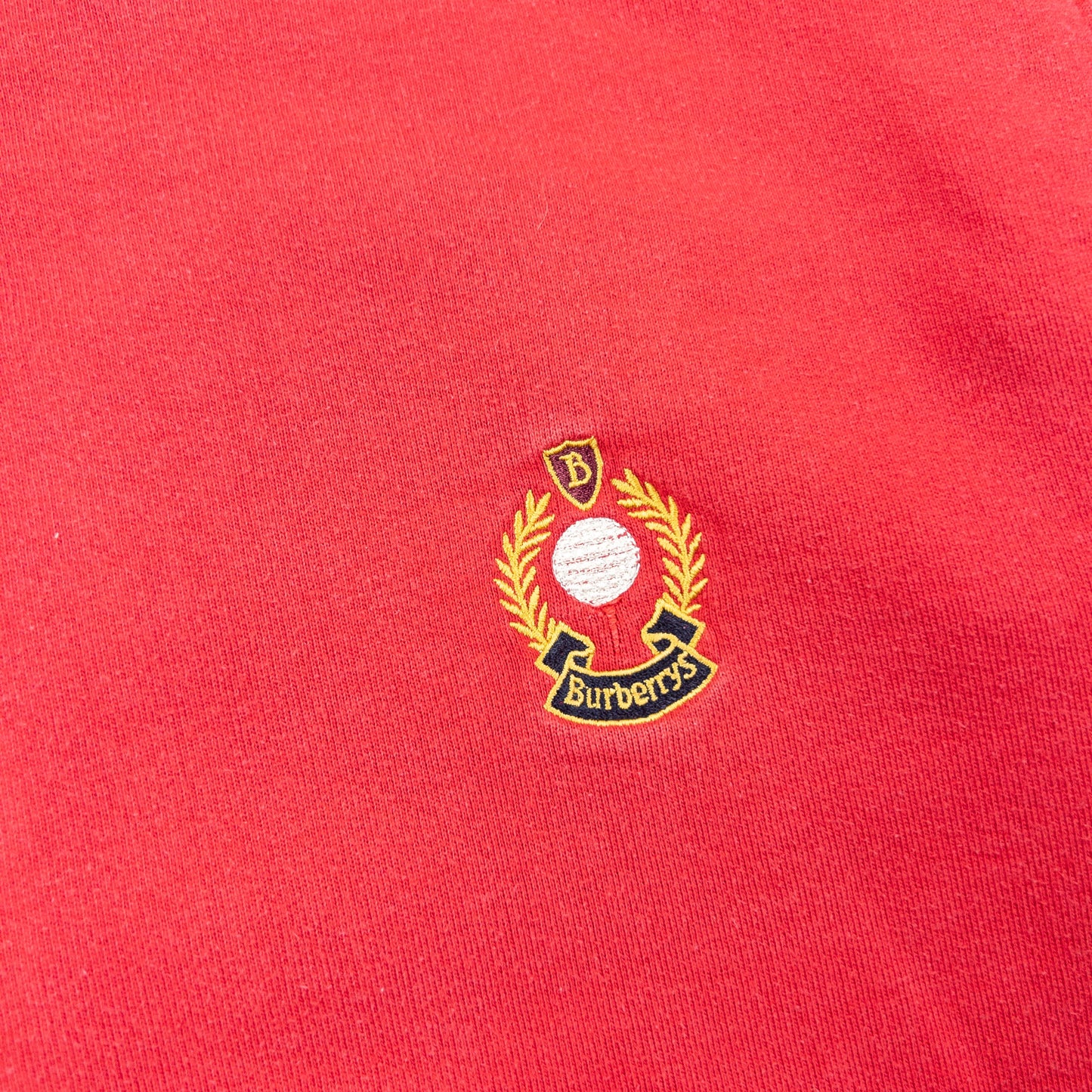 Vintage 90s Burberry Sweatshirt Size S | Small, Red