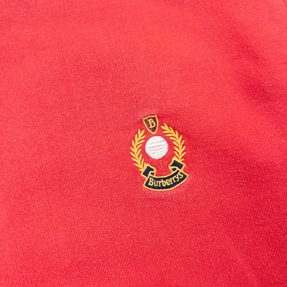 Vintage 90s Burberry Sweatshirt Size S | Small, Red
