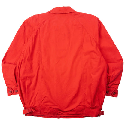 Vintage 90s Burberry Zip Up Jacket Size M | Medium, Red