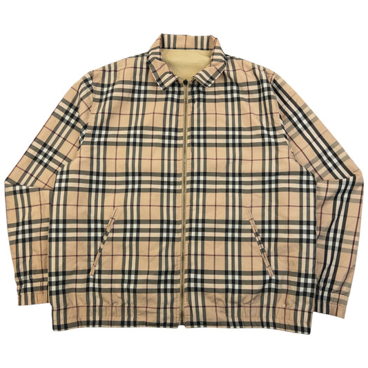 Vintage 2000s Burberry Nova Check Reversible Jacket Size XL | XL, Beige