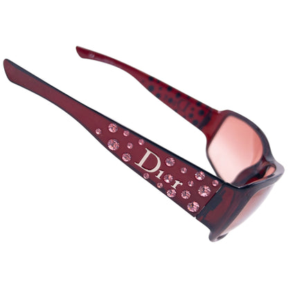 Vintage 2000s Dior By John Galliano Diamanté Jewel Sunglasses | O/S, Multicoloured