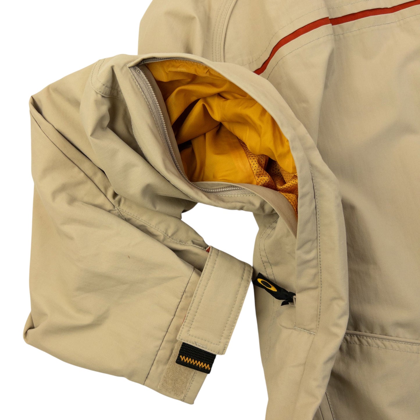 Vintage 2000s Oakley Zip Up Snowboarding Jacket Size XL | XL, Beige