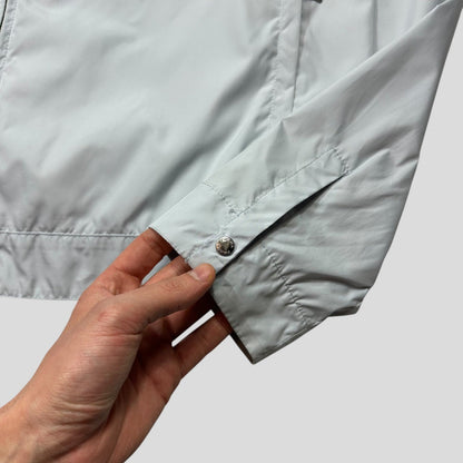Prada Sport 00’s Ice Blue Stash Pocket Soft Nylon Work Jacket - IT52 (L)