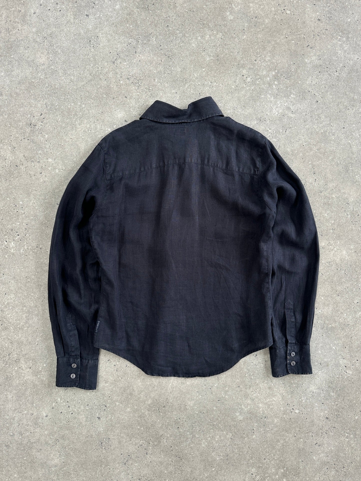 Armani Jeans 2000s Pure Linen Shirt - M