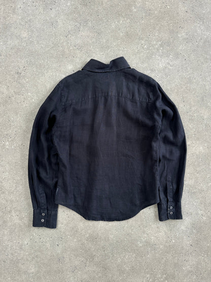 Armani Jeans 2000s Pure Linen Shirt - M