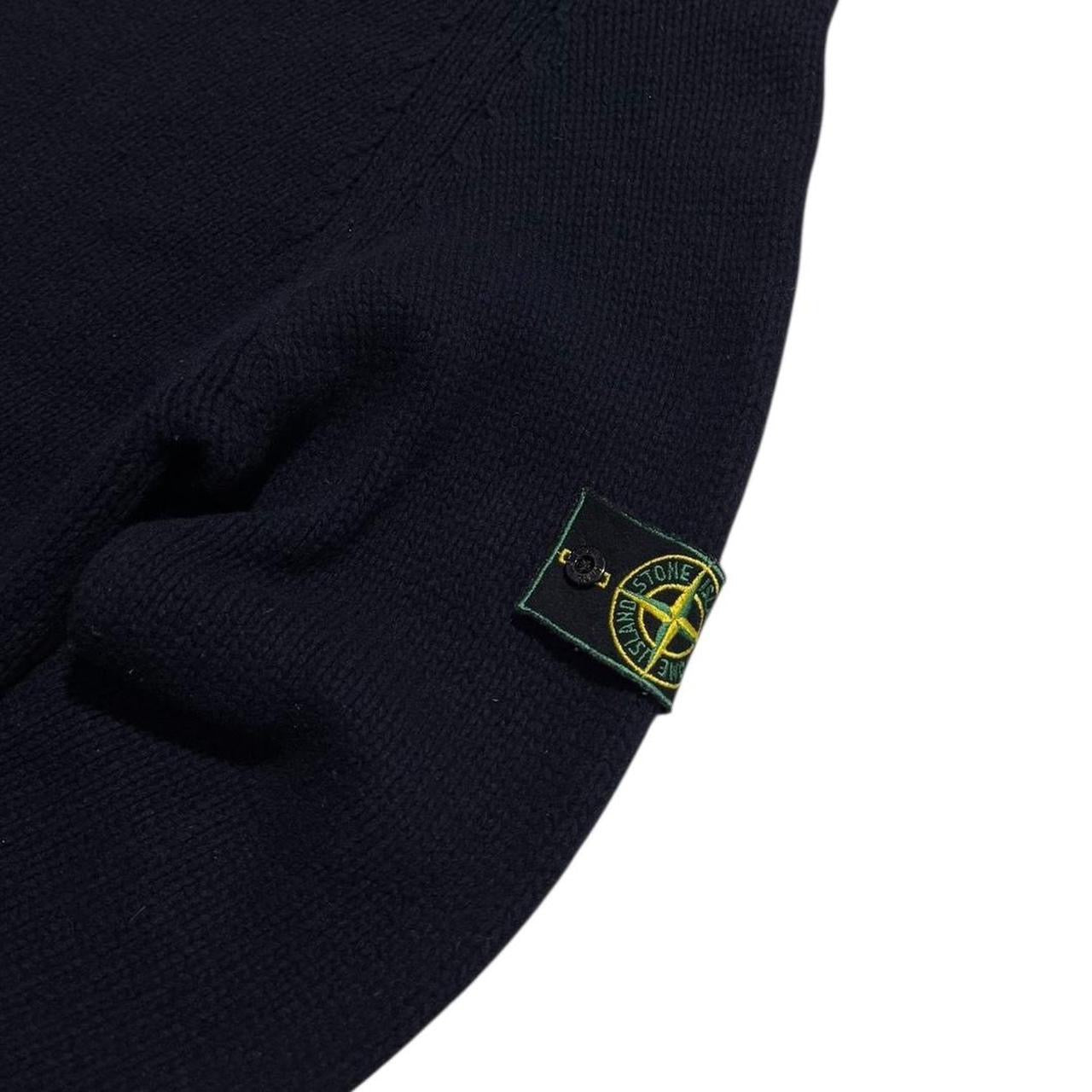 Stone Island 1980's Heavy Pullover Knit | Medium, Navy