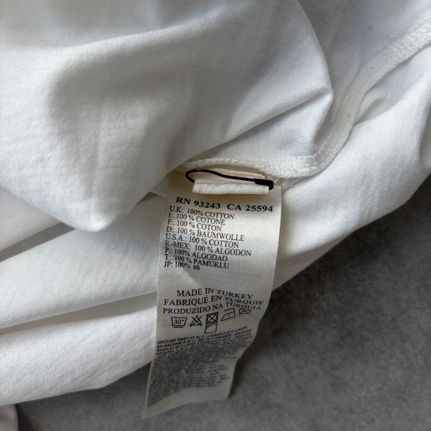 DIESEL WHITE CHAIN T-SHIRT | O/S, Multicoloured