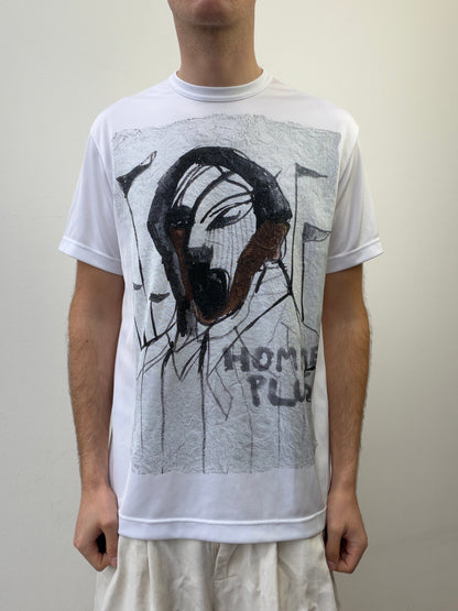 Comme Des Garçon Homme Plus X Jonathon Meese AW19 T-Shirt | Large, White