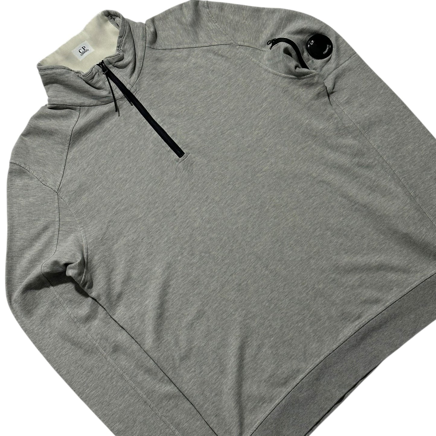 CP Company 1/4 Zip Up Micro Lens Jumper