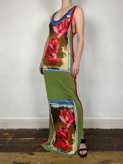 Jean Paul Gaultier 1990s rose dress