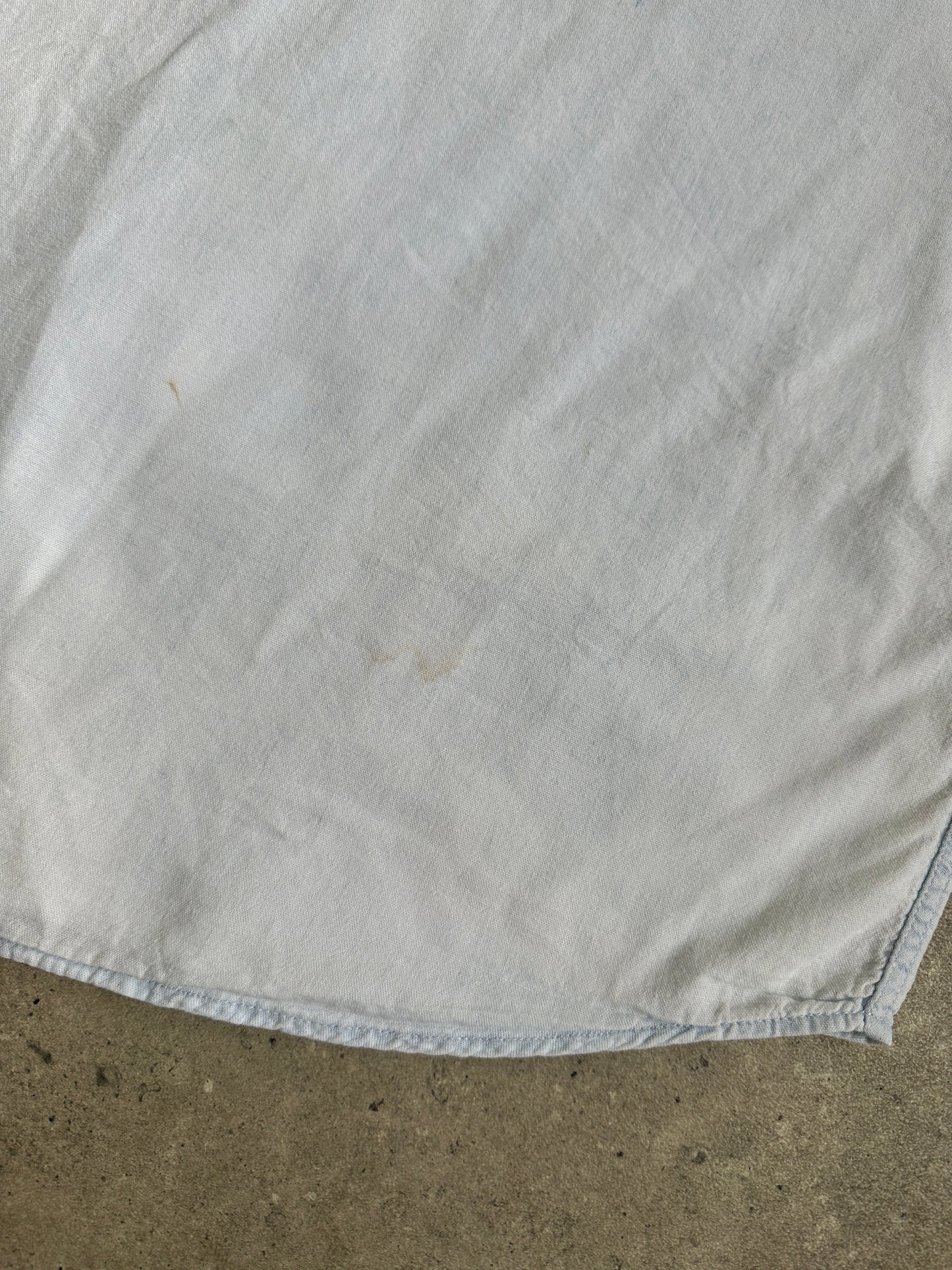 Armani Jeans Light Wash Denim Shirt - XL