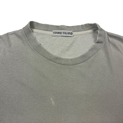 1999 Stone Island Grey Print Process T-Shirt