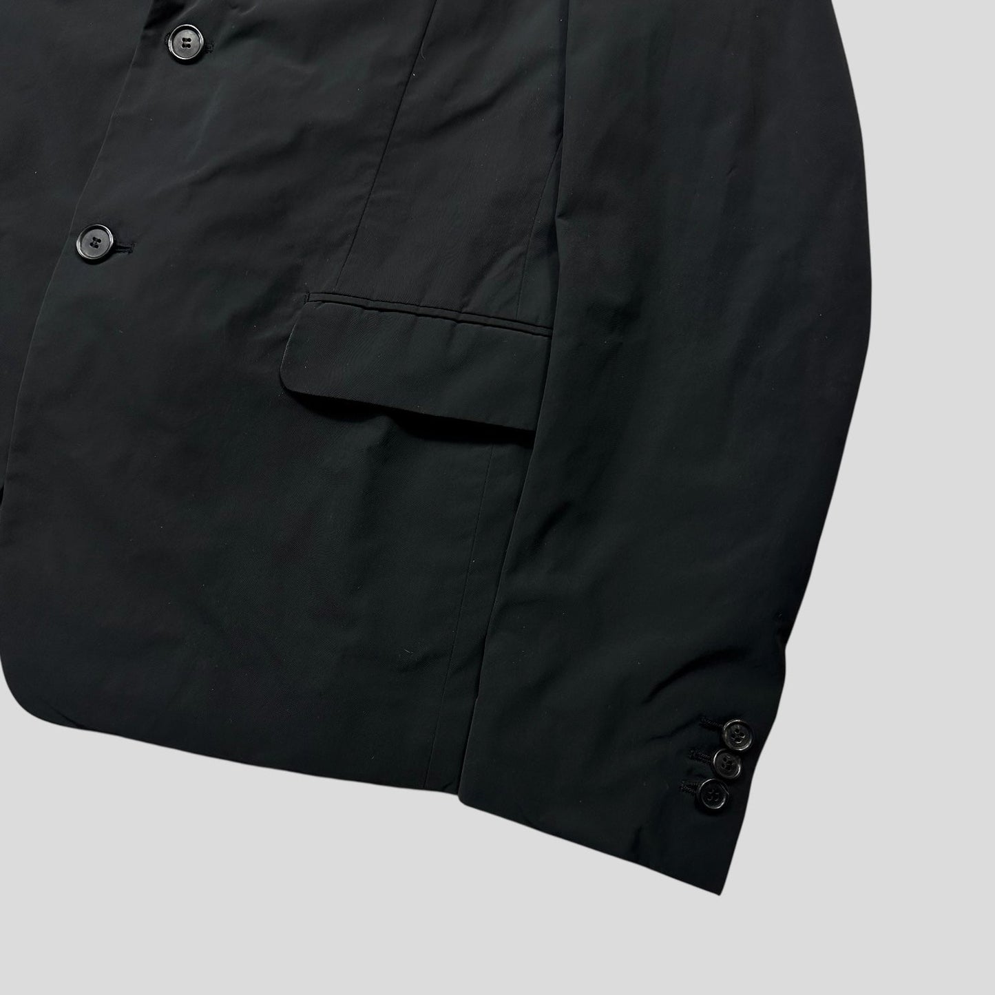 Prada 2017 Nylon Blazer Jacket with Removable Nylon Hood - IT50