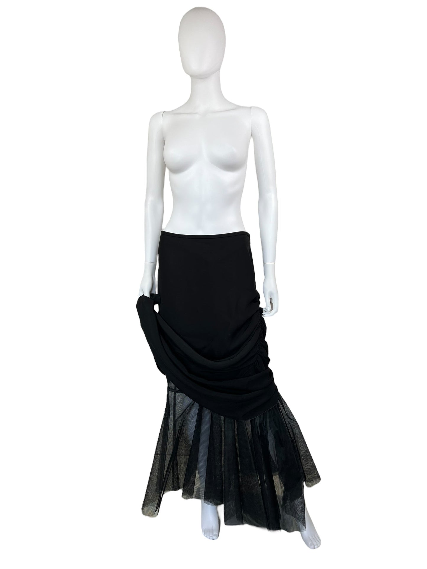 Armani Collezioni 2008 tulle maxi skirt | Black, Black