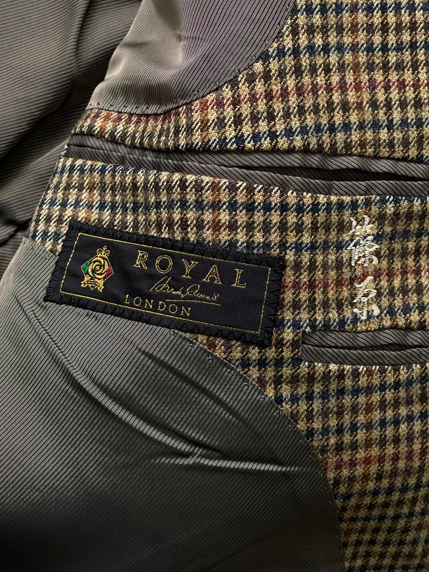 Loyal London x Loro Piana 1990s Pure Wool Check Blazer - 36R/S