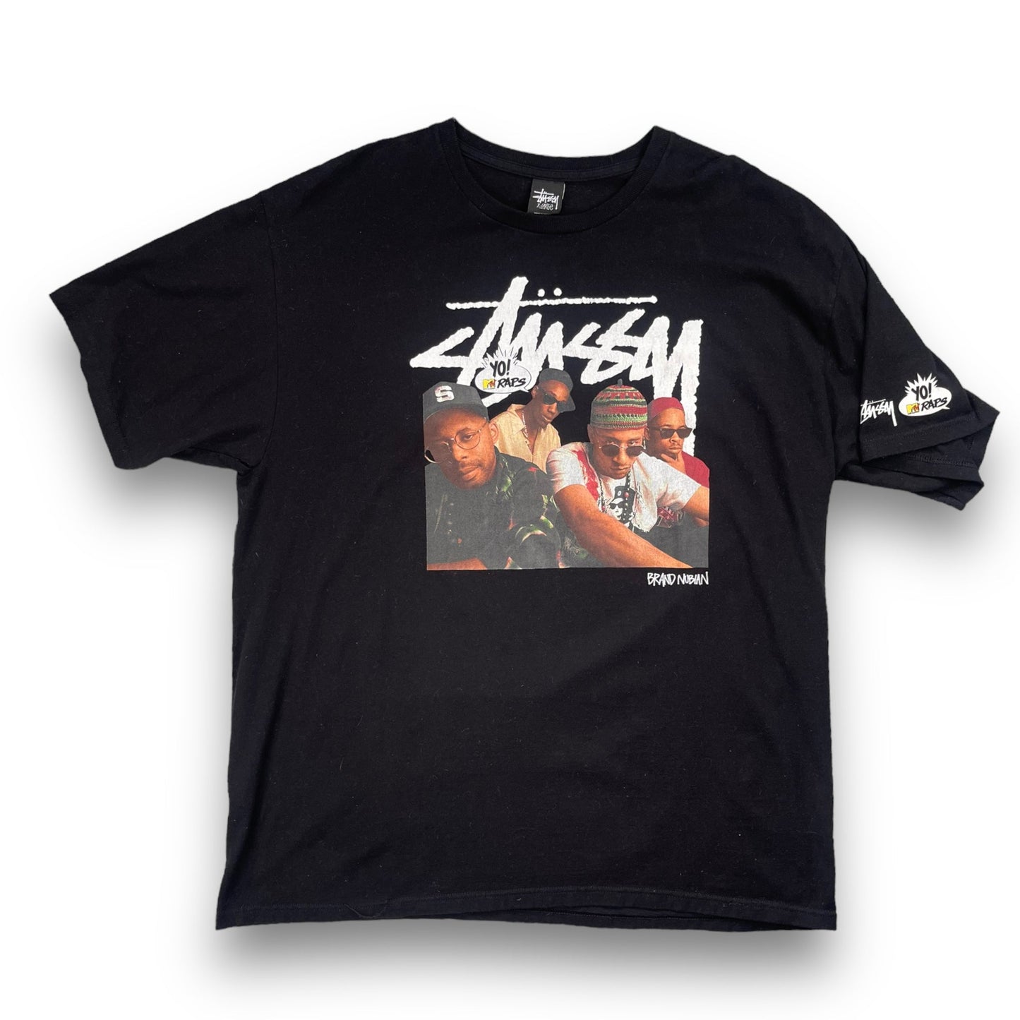 2013 Stussy MTV Raps Brand Nubian T-Shirt (XL) | Default Title, Black