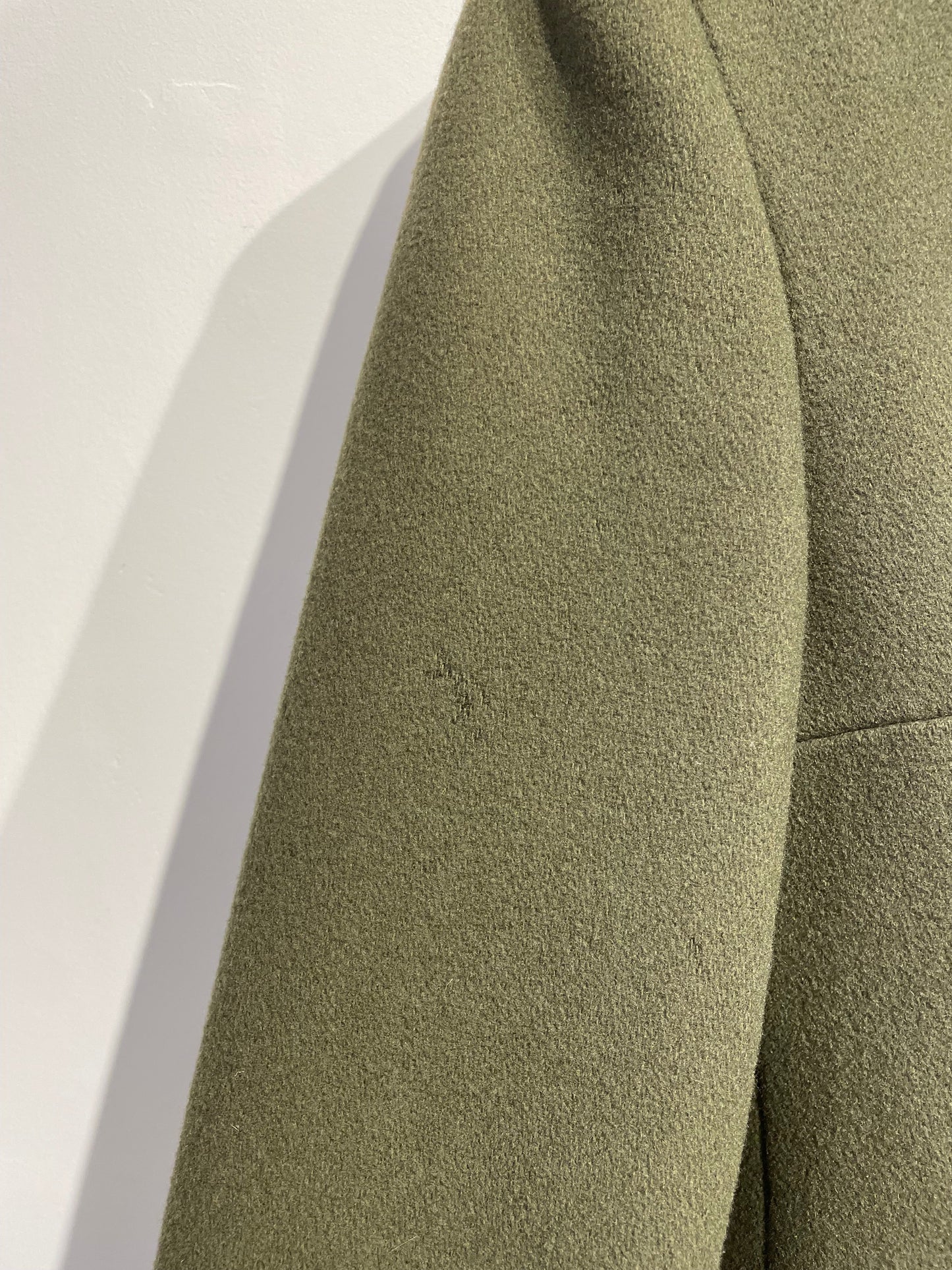 Miu Miu Khaki Grey 90s/00s Wool Jacket | Large, Multicoloured