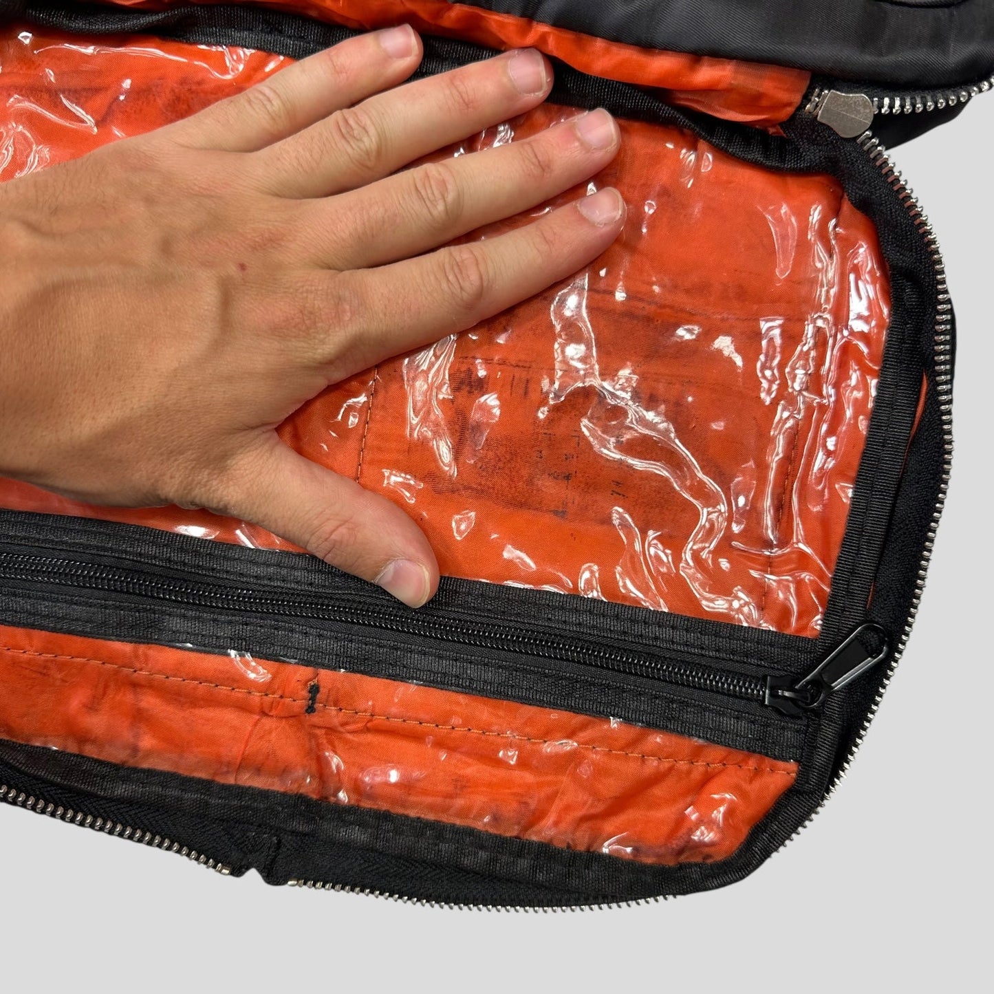 Porter 00’s Black Nylon Tanker Multipocket Crossbody Bag