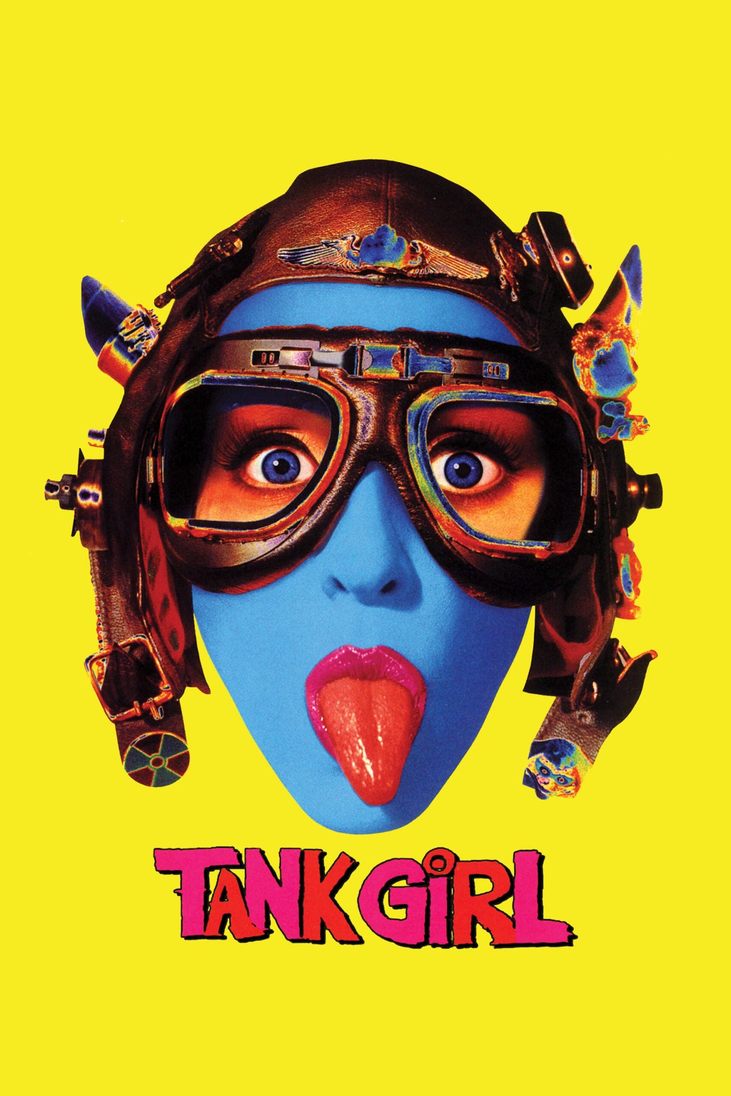 Tank Girl 1995 steel toe cap boots, film memorabilia | BLACK, Tan