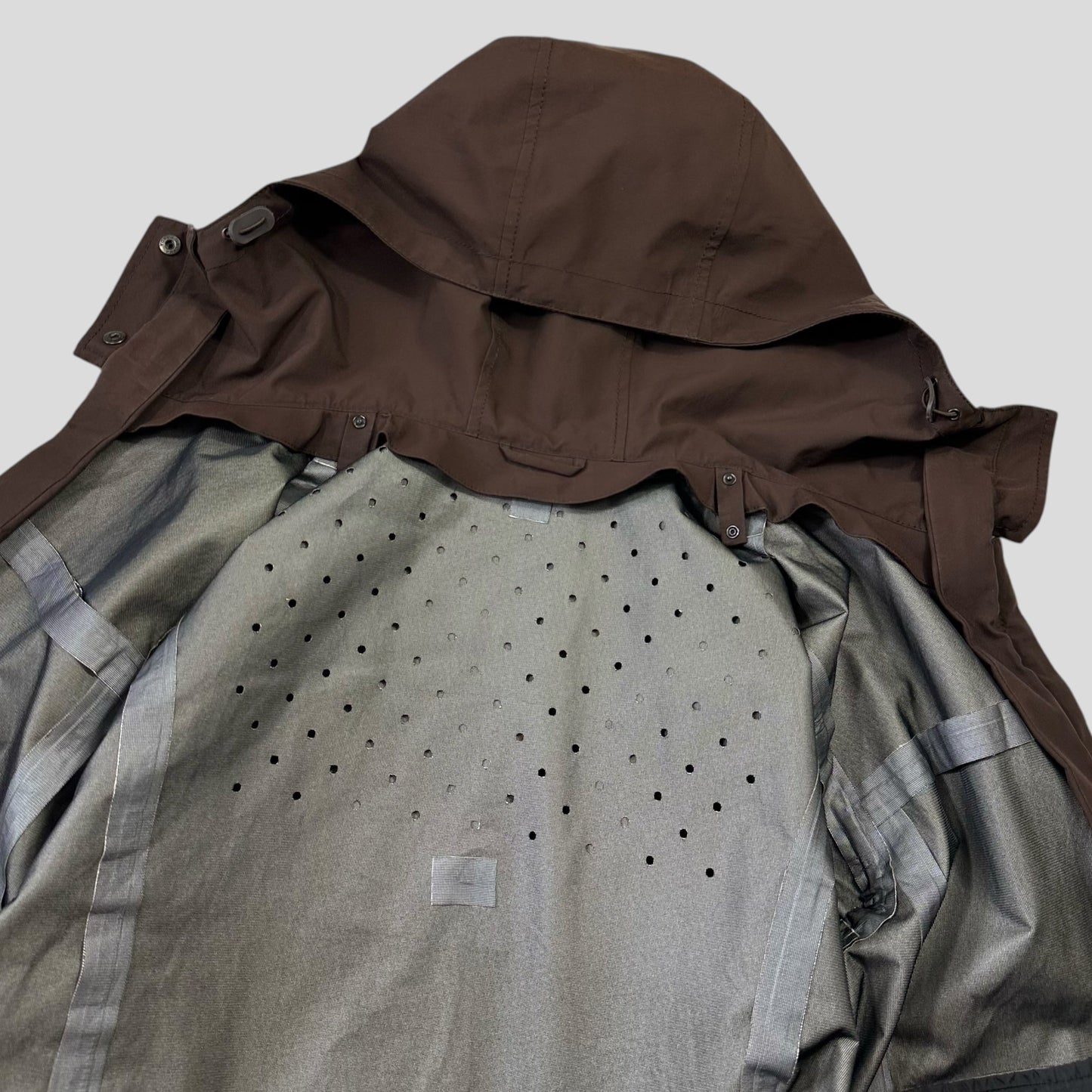 Prada Sport 2002 3 in 1 Brown Ventilated Goretex Technical Jacket - IT46 | Default Title, Brown