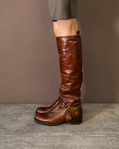 PRADA RIDING BOOTS (EU 36, FITS LIKE 38)