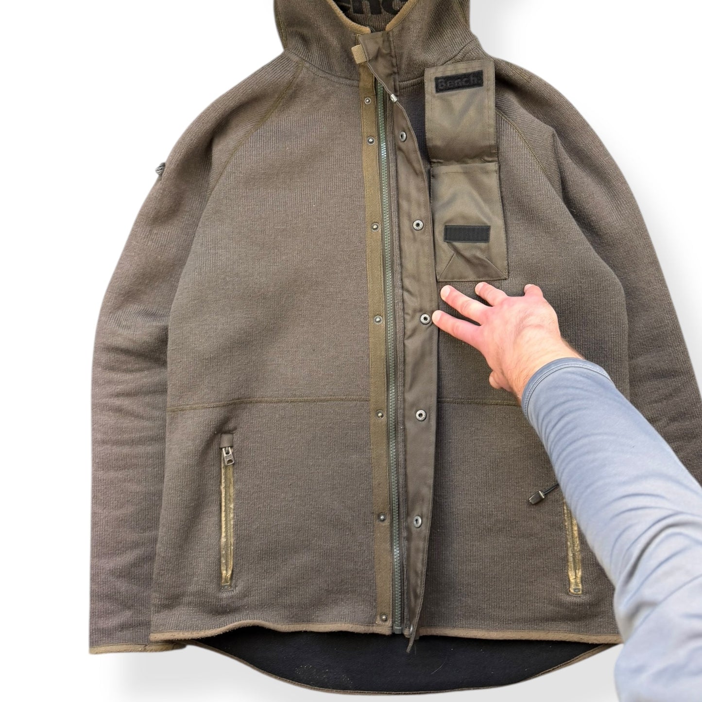 2000's Bench Integrated Facemask Jacket (L) | Default Title, Black