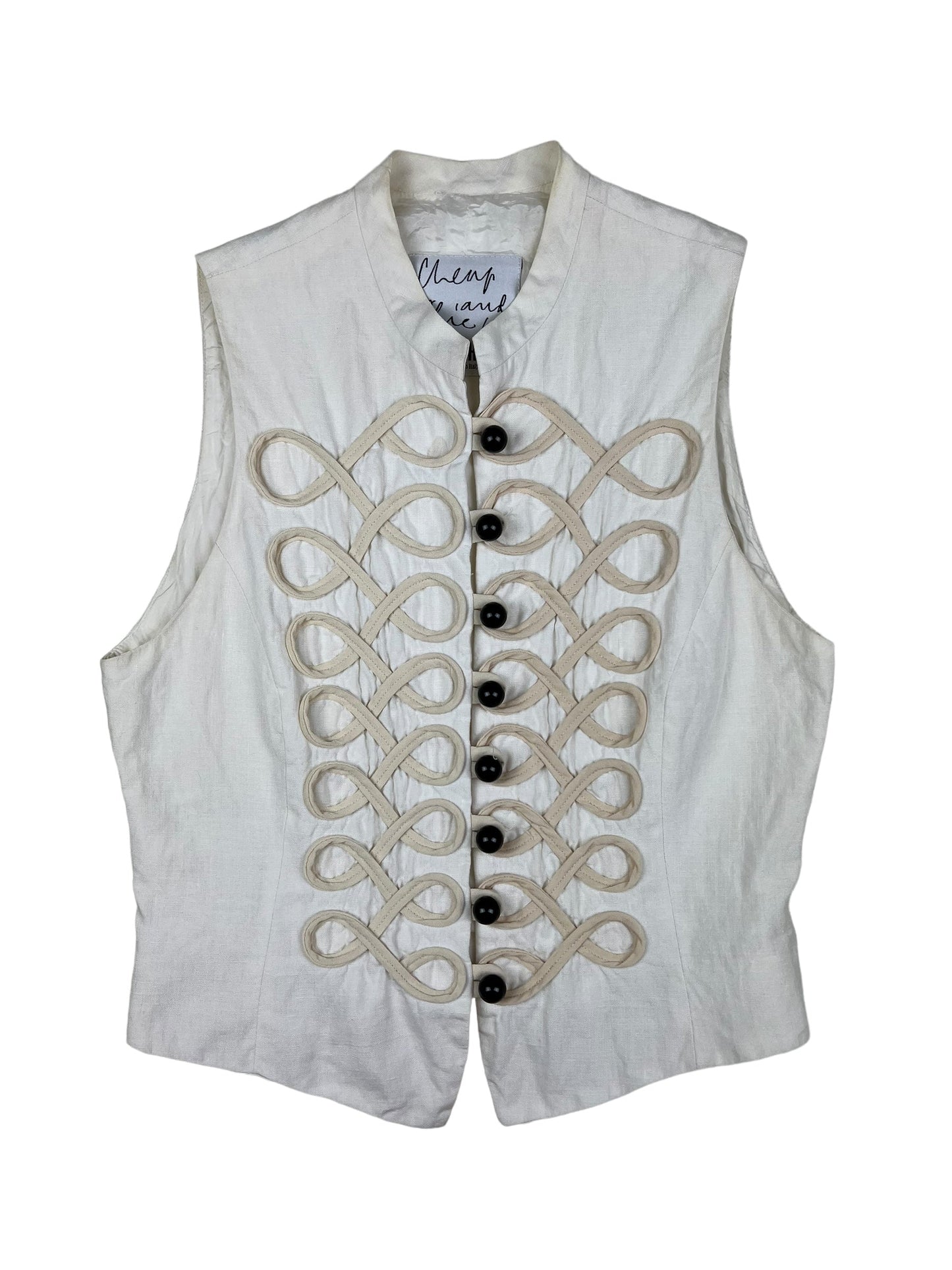 Moschino early 1990s waist coat