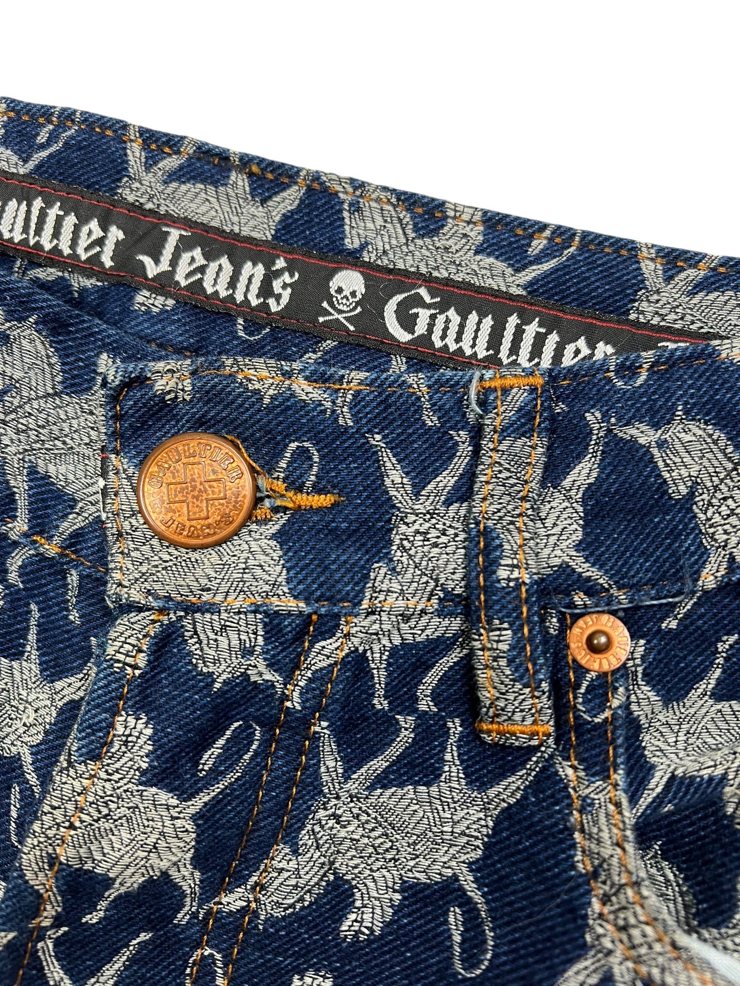 Jean Paul Gaultier F/W 1994 ‘Le Grand Voyage’ Pegasus jeans