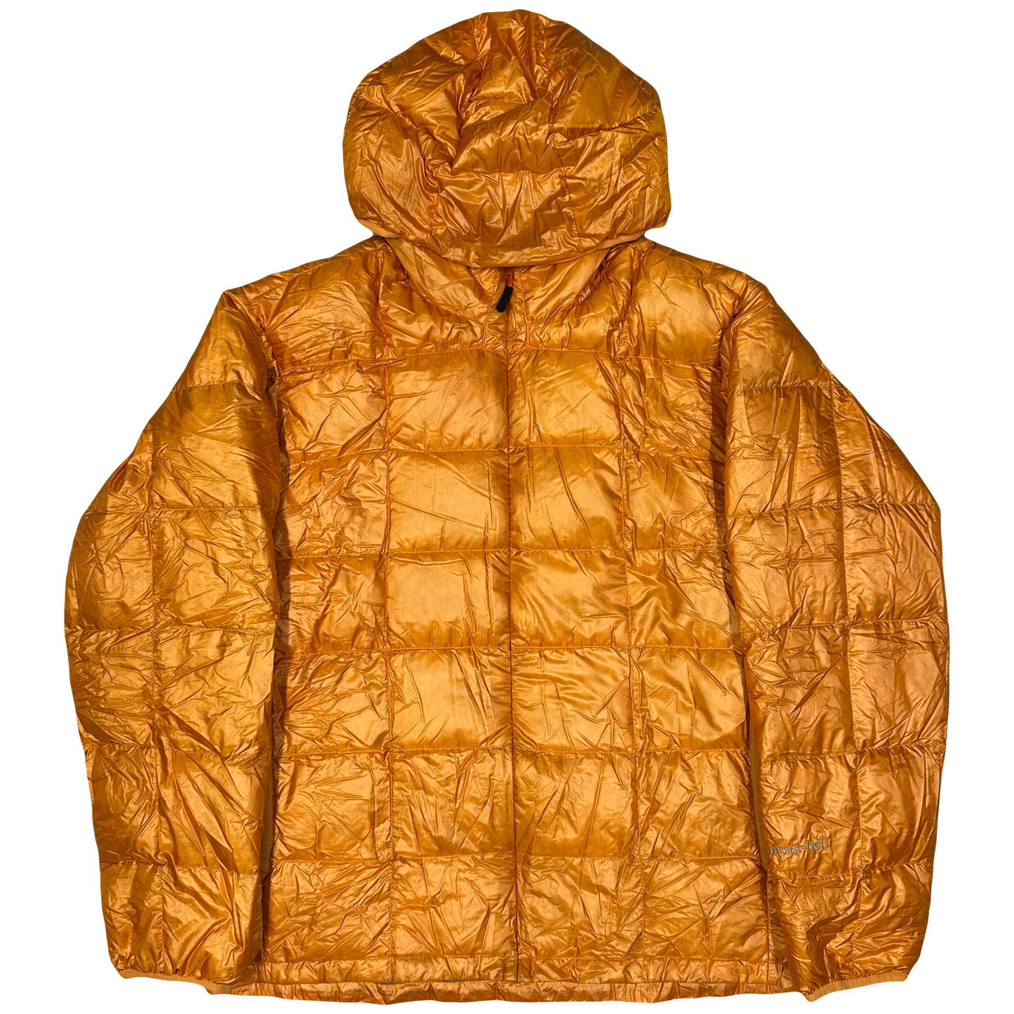 Montbell Square Stitch Puffer Jacket In Orange (L) | Montbell, Orange