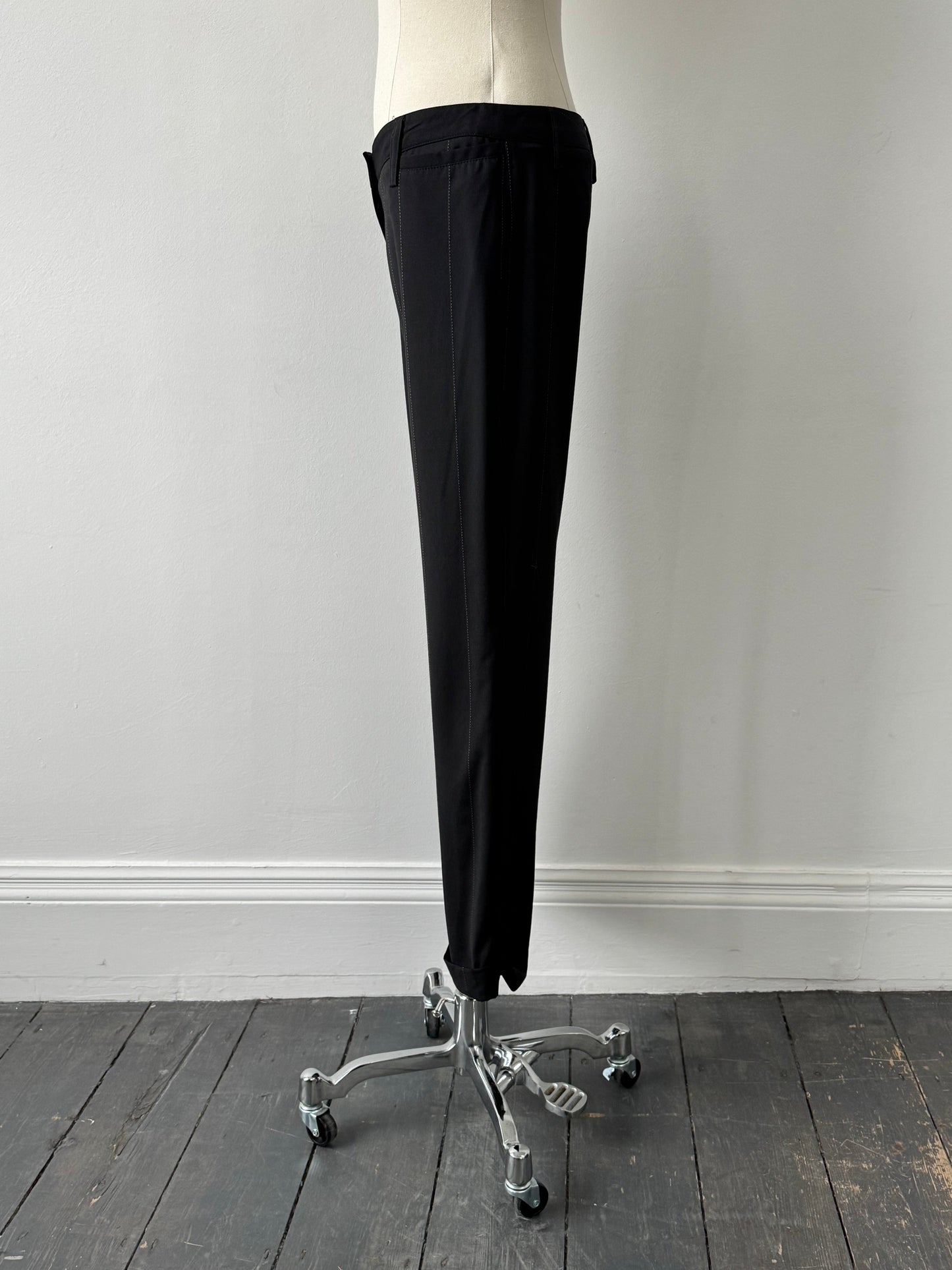 D&G Dolce & Gabbana 2000s Wool Trousers- W28