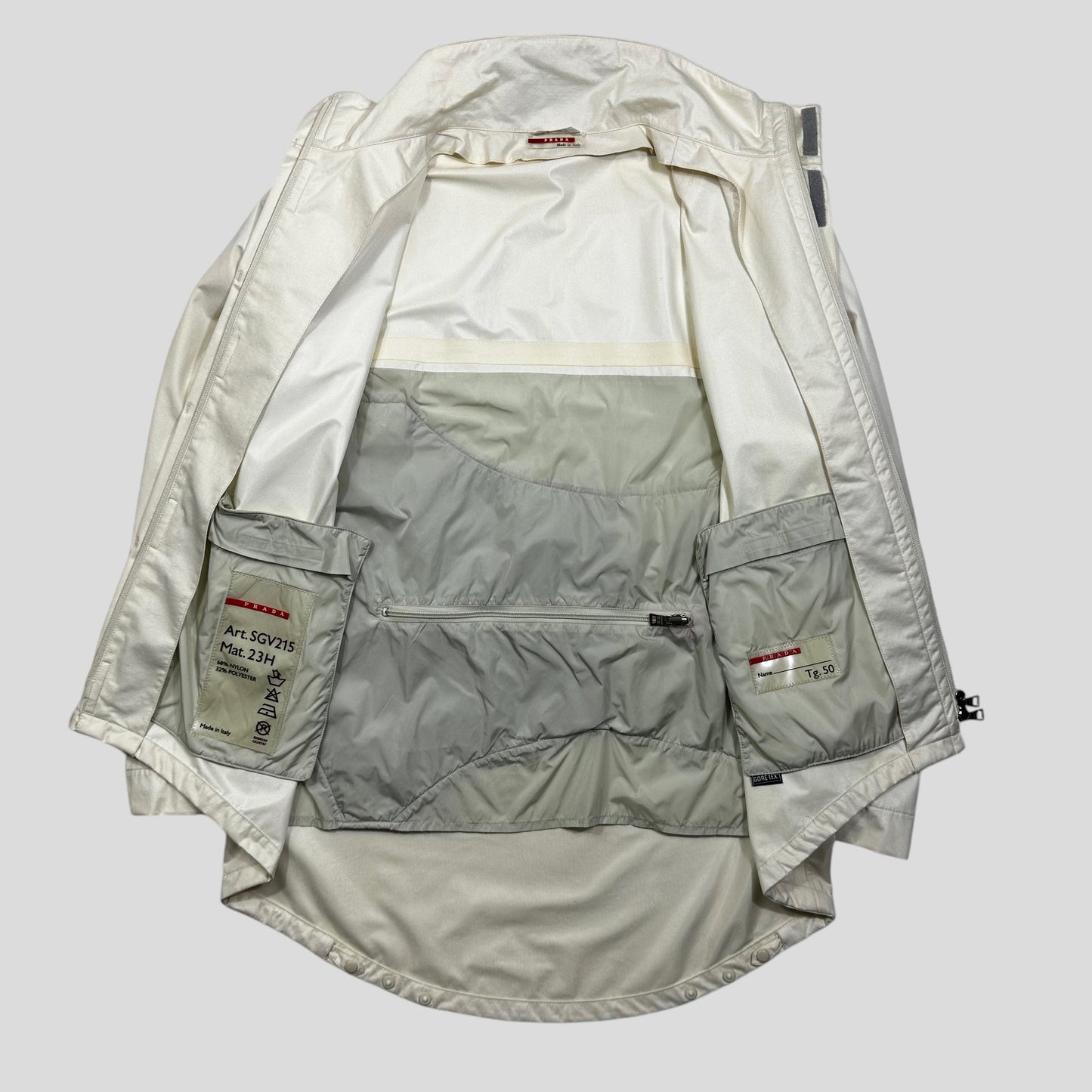 Prada Sport SS00 Goretex PTFE Modular Light-up Convertible Bag Jacket - IT50 (L)