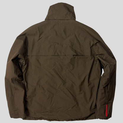 Prada Sport 00’s Khaki Chest Pocket Padded Goretex Jacket - L | Default Title, Brown