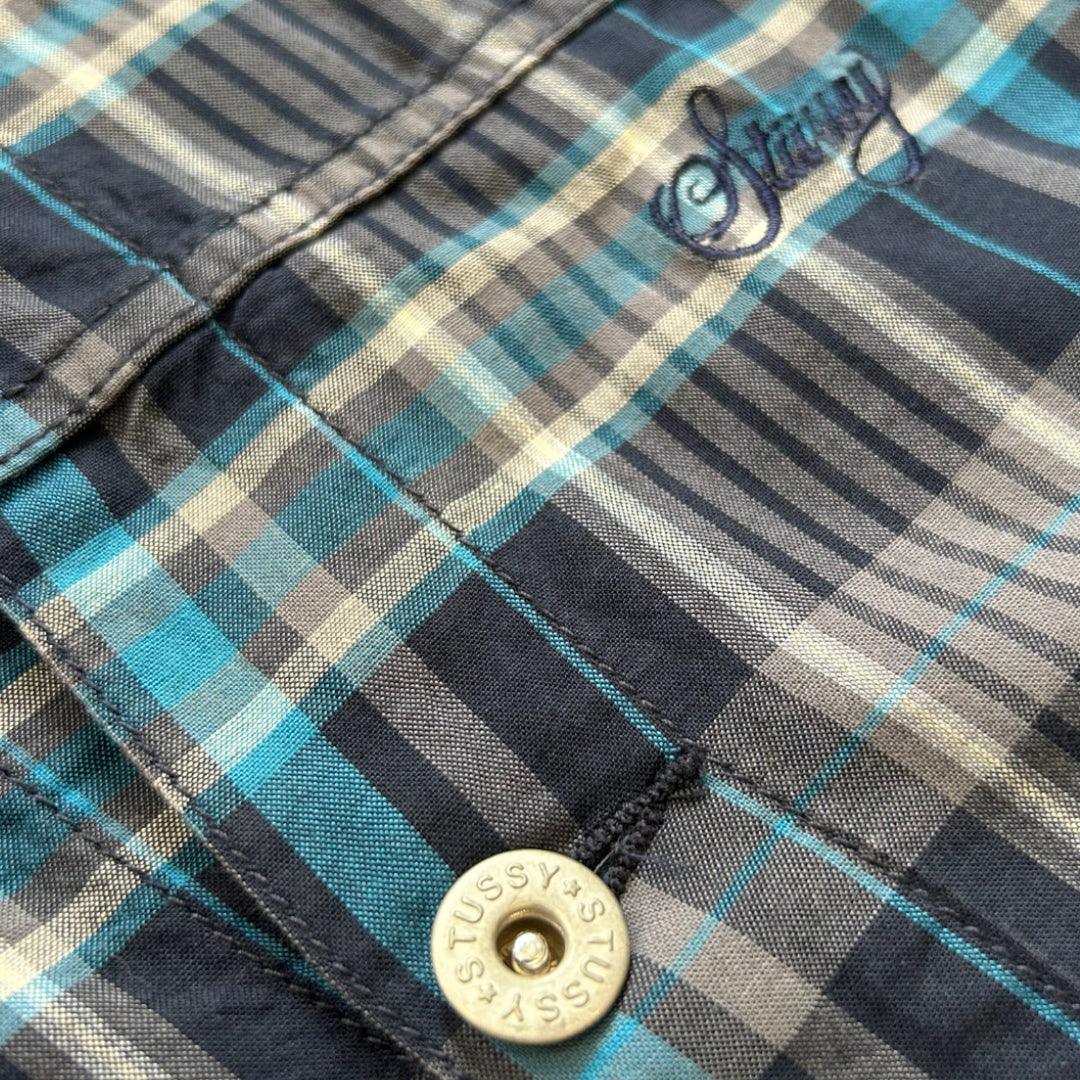 Stüssy Plaid Check 2000’s Over-shirt M