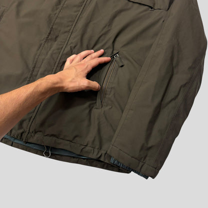 Prada Sport 00’s Khaki Chest Pocket Padded Goretex Jacket - L | Default Title, Brown
