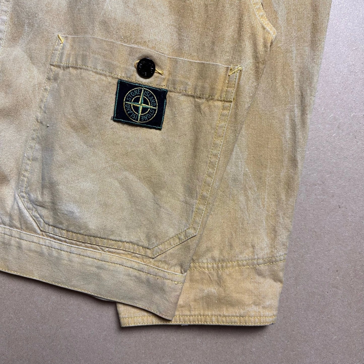 S/S1986 Honeycomb Yellow Carpenter Jacket