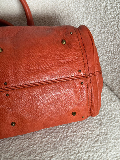 2006 Chloe Paddington Burnt Orange Leather Handbag | O/S, Gold