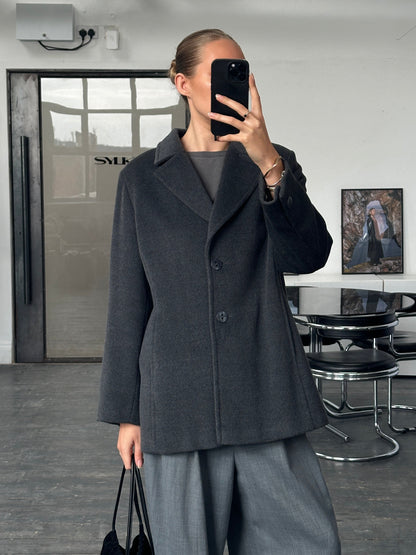 Krizia x Piacenza 1733 1990s Virgin Wool Jacket - M