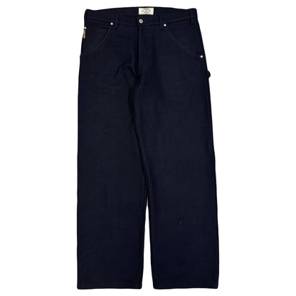 Armani Wool Trousers In Navy ( W34 )