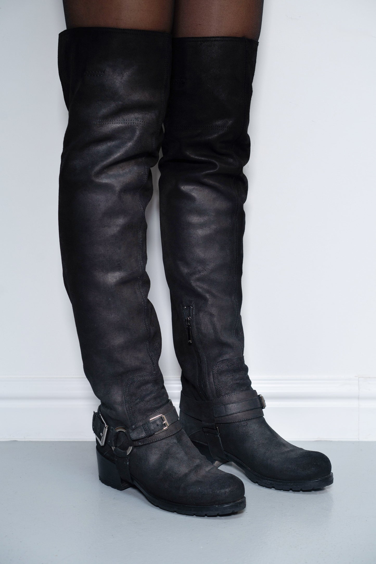DIOR RIDING BOOTS (EU 37) | DEFAULT TITLE, Black